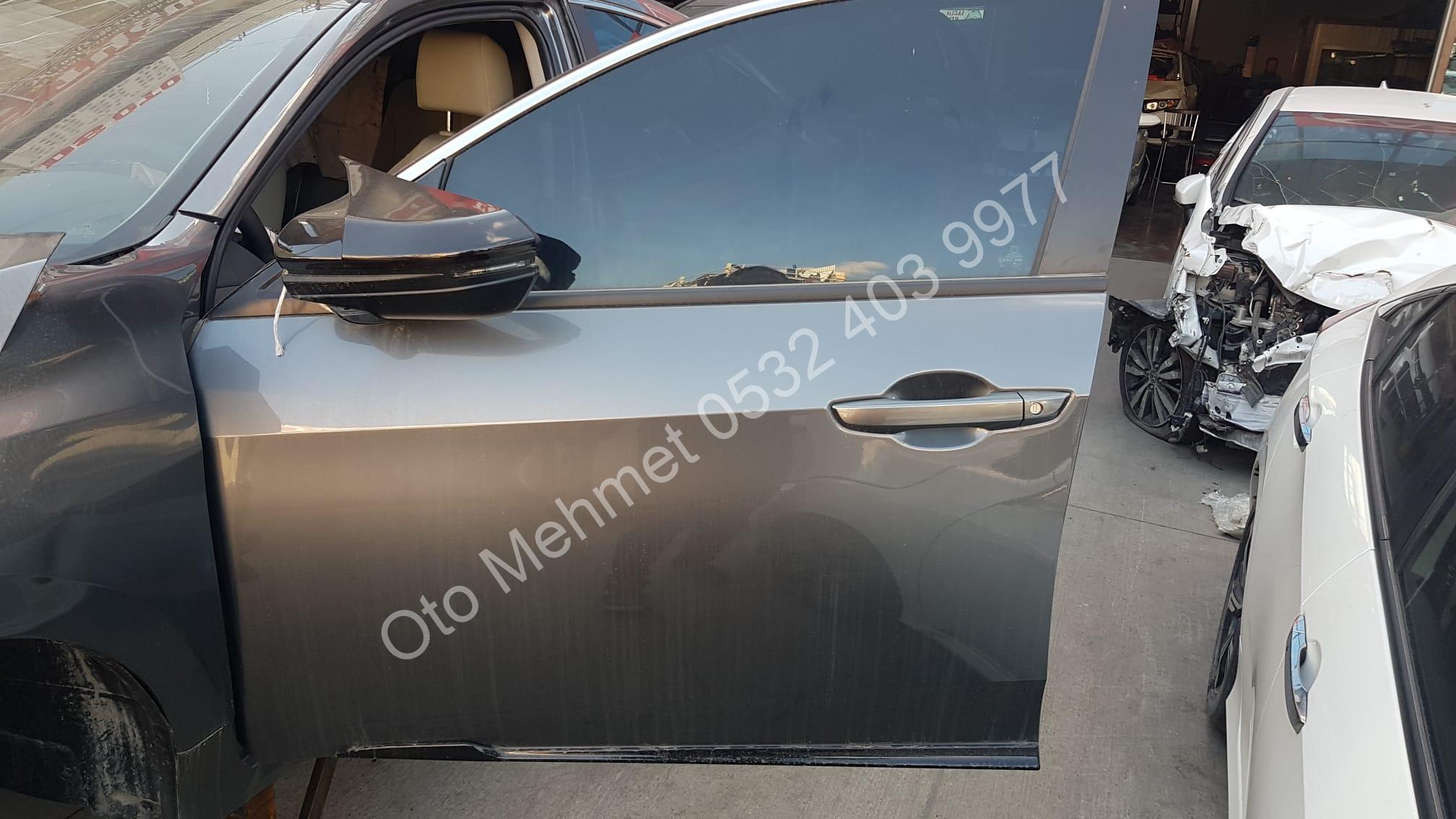 Honda Civic FC5 Çıkma Sol Ön Gri Kapı Honda Civic FC5 Çıkma Sol Ön Gri Kapı